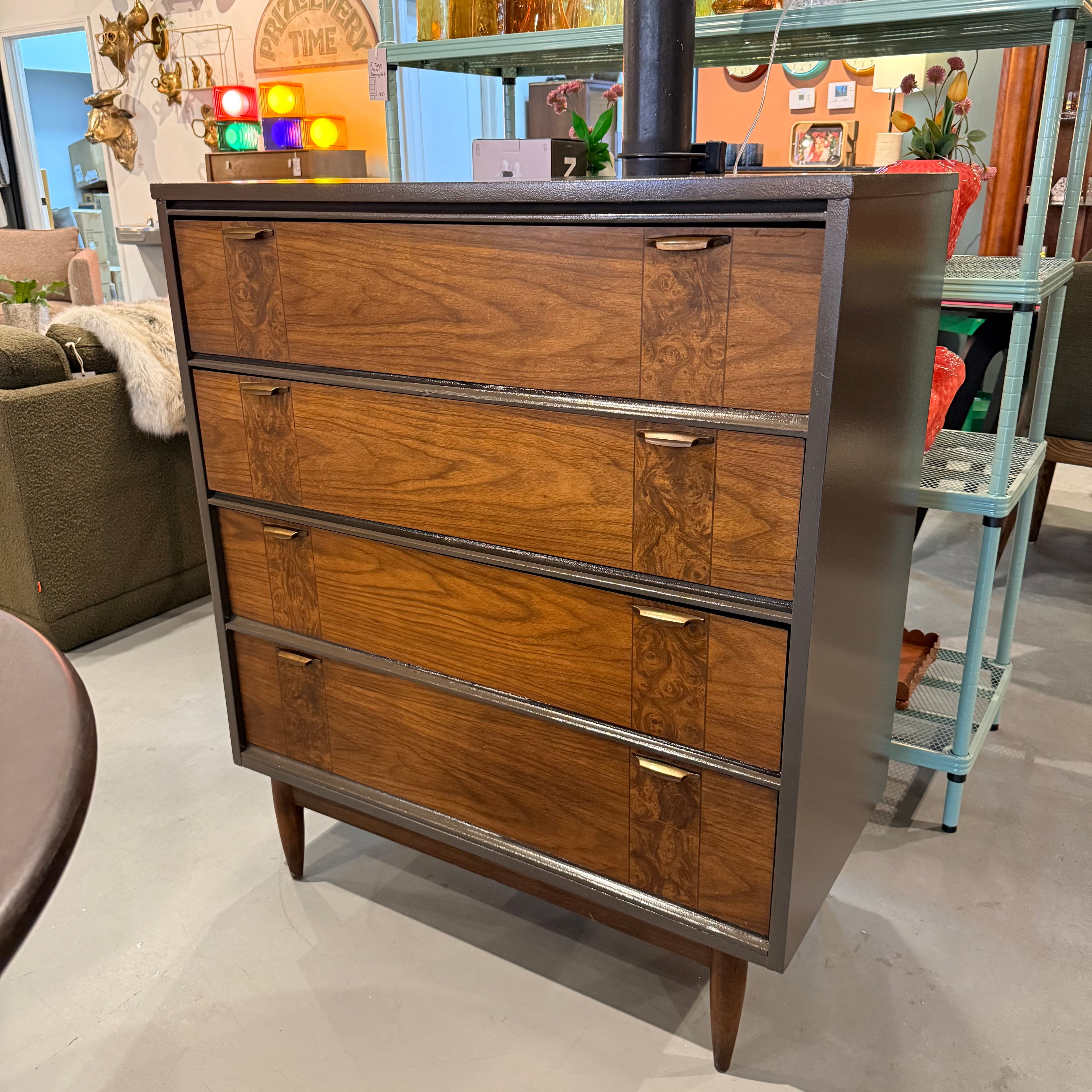 Vintage Lacquered Highboy