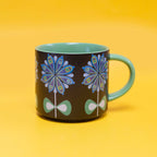 Casbah Blue Mid Century  Mug