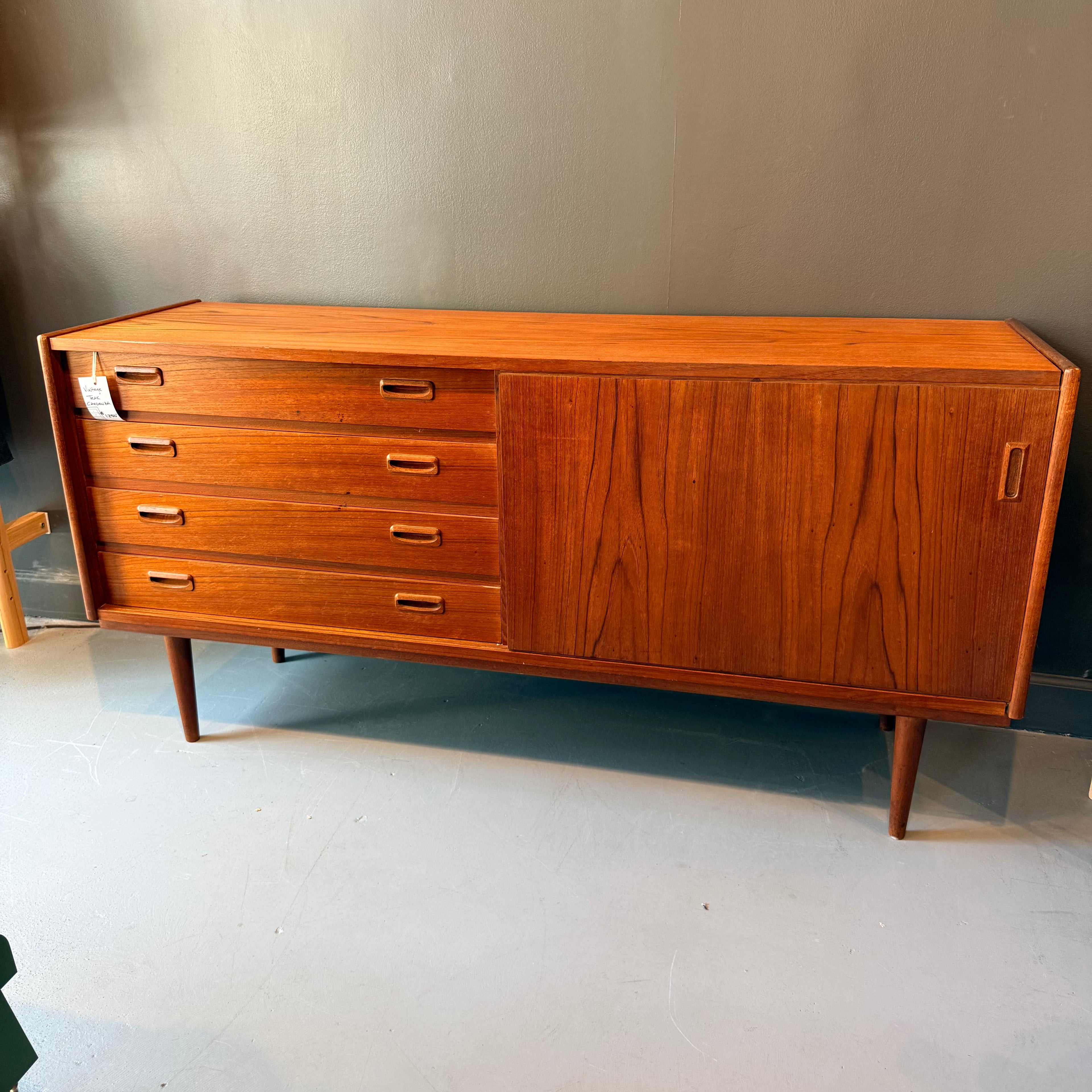 Vintage Teak Credenza