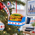 Chicago-Style Hot Dog Ornament
