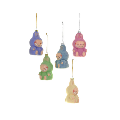 Sleeping Fuzzy Monster Ornament