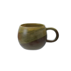 Reactive Glaze Mugs Greens