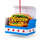Chicago-Style Hot Dog Ornament