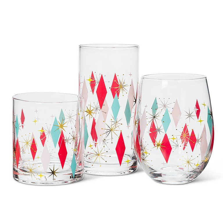 Diamond Old Fashioned Tumblers