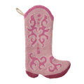 Pink Cowboy Boot Stocking