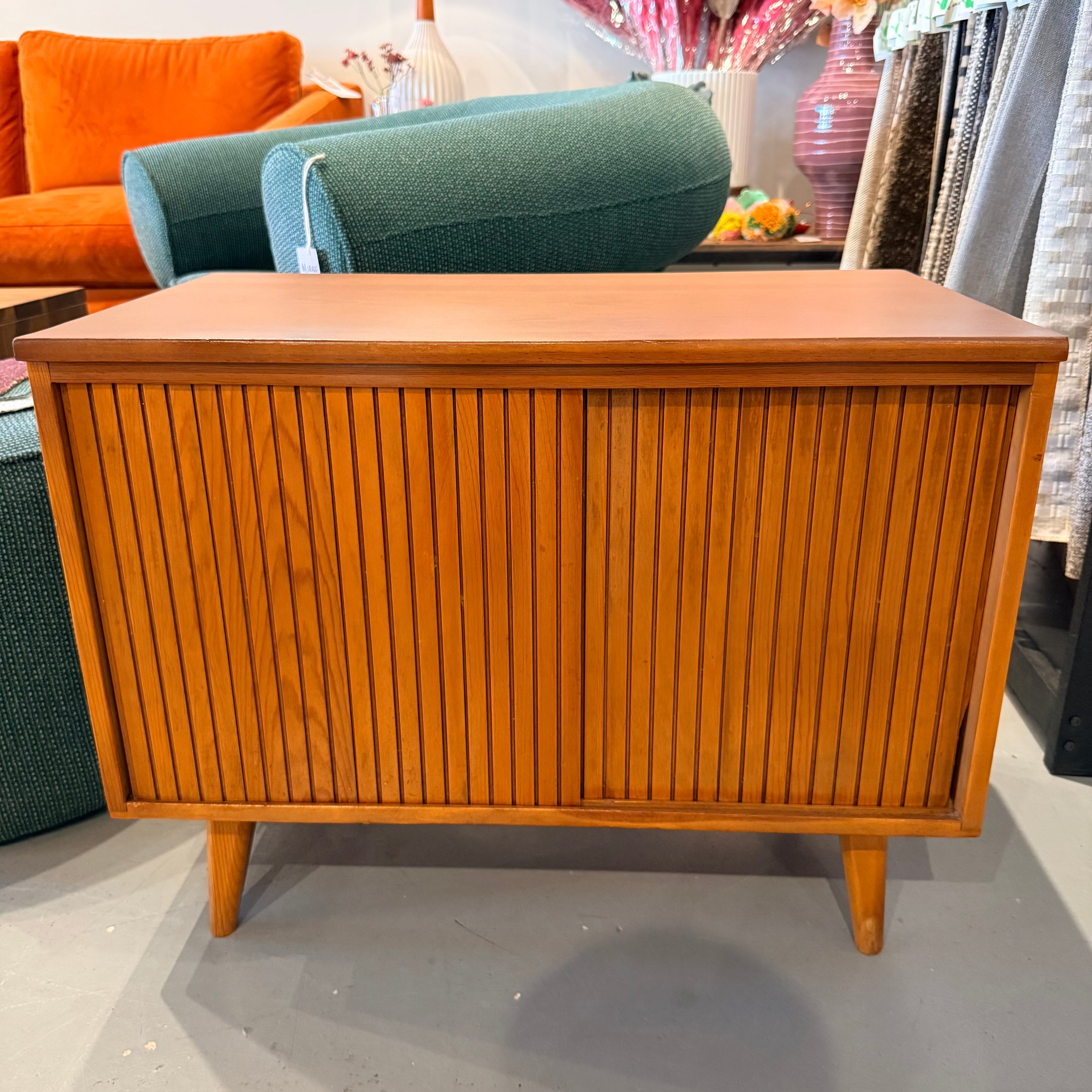 Vintage Small Record Cabinet