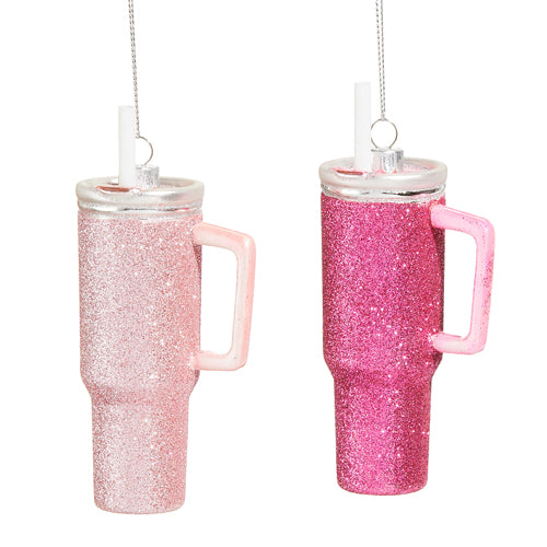 Glitter Tumbler Ornament