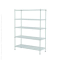 5 Tier Metal Shelving Unit Bookshelf Design Ideas 
