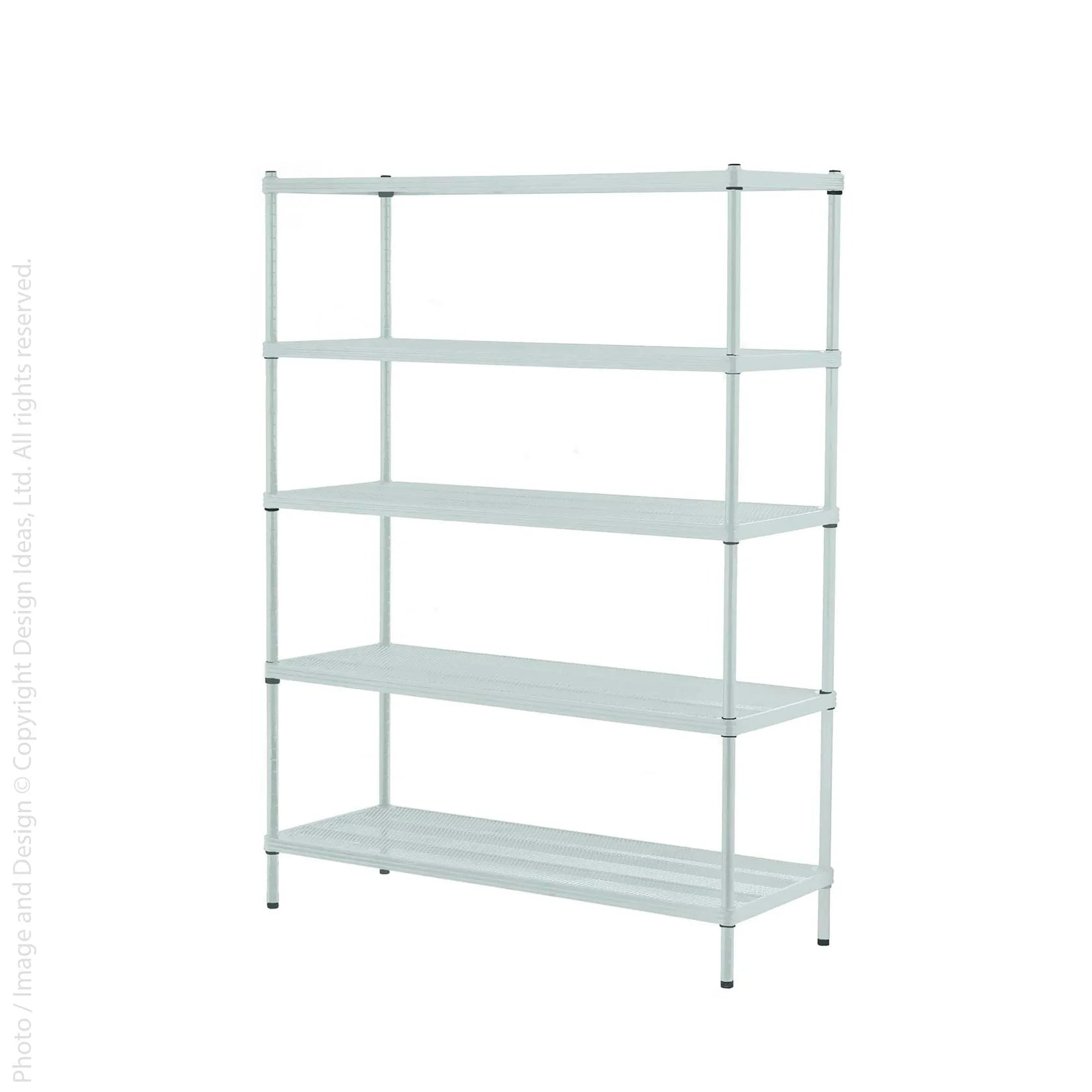5 Tier Metal Shelving Unit Bookshelf Design Ideas 