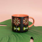 Casbah Bloom Pink Mid Century Mug