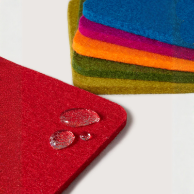 Merino Wool Coasters 6-Pack