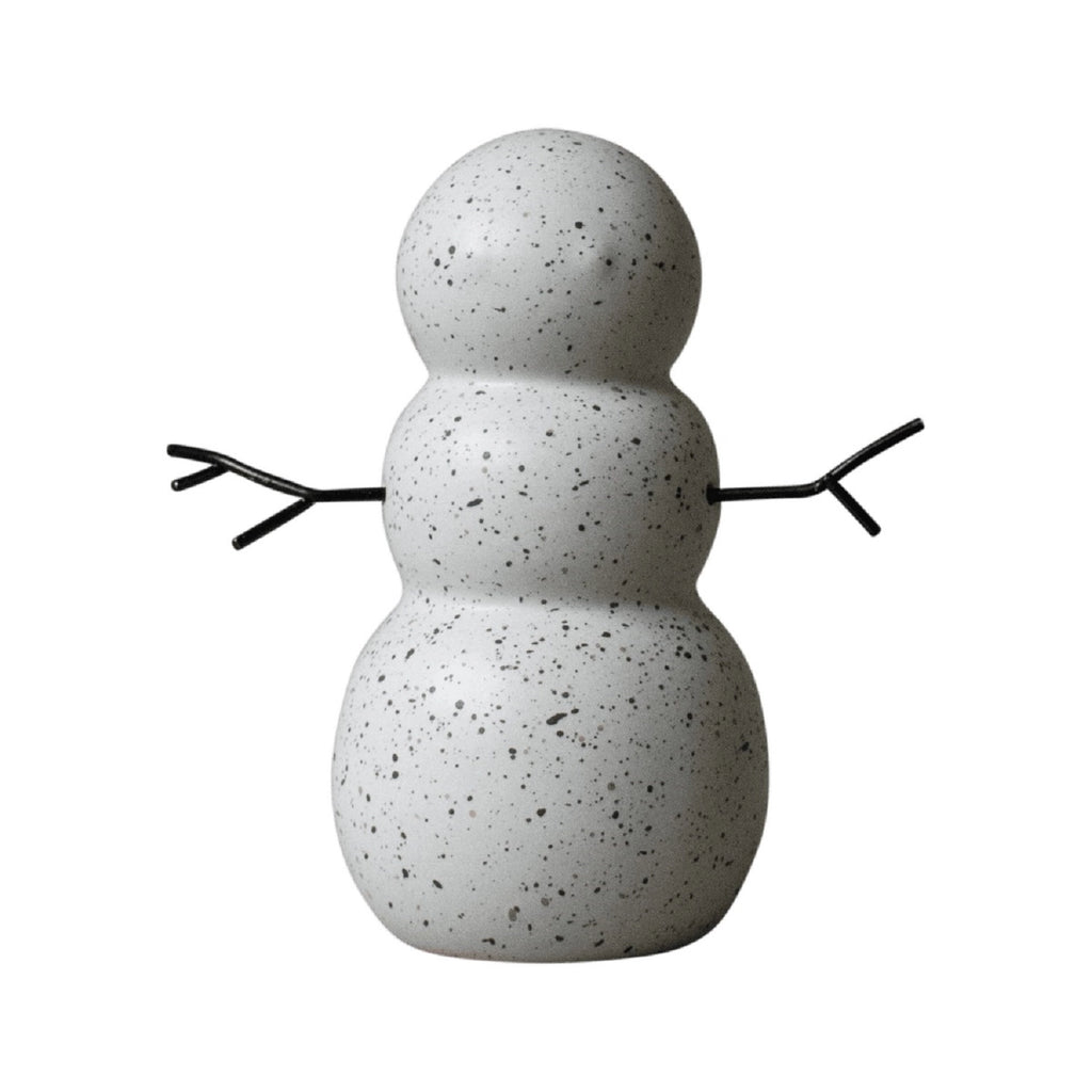 Mole Dot Ceramic Snowmen