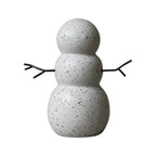 Mole Dot Ceramic Snowmen