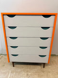 Vintage Orange Highboy