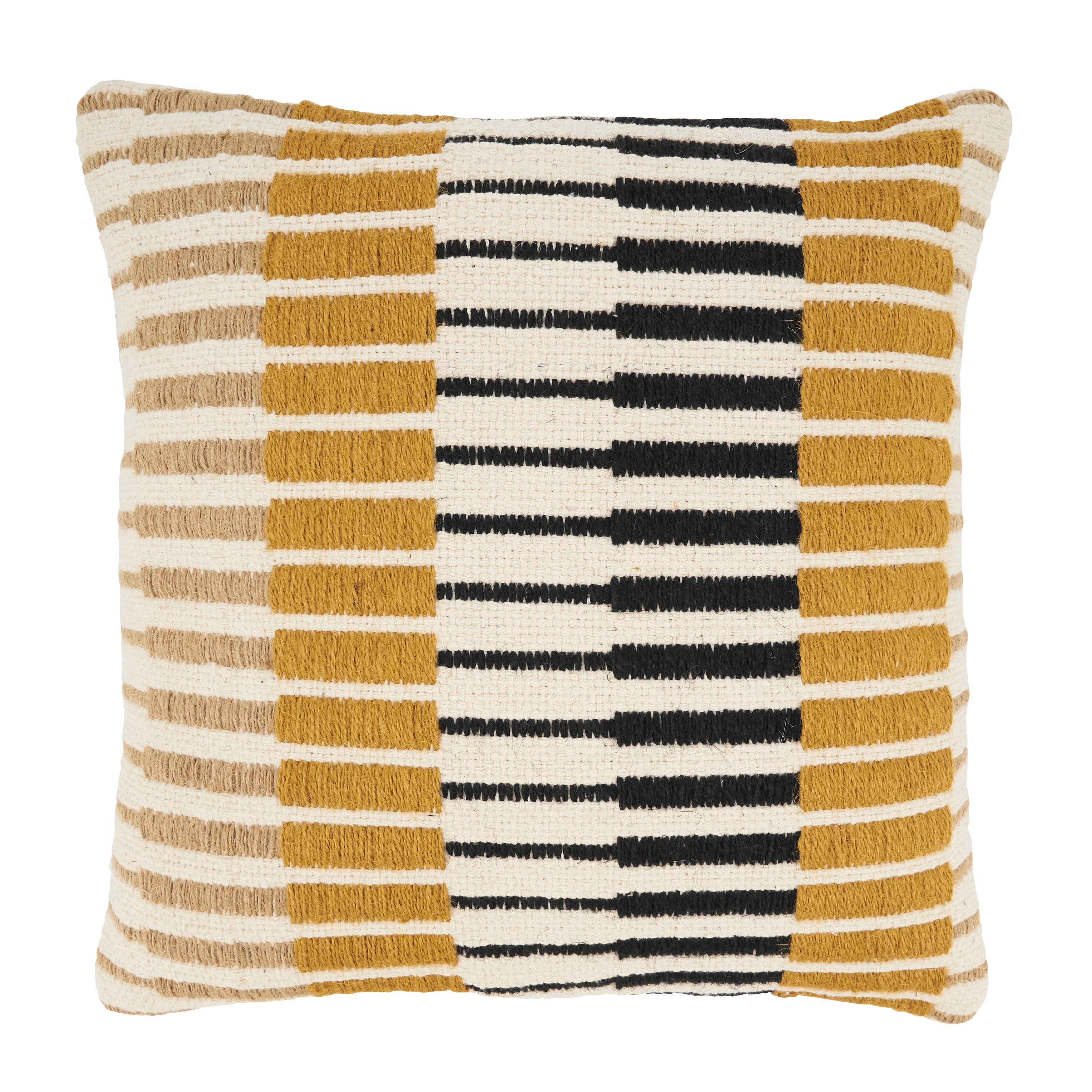 Stripe Geometry Throw Pillow