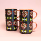 Casbah Bloom Pink Mid Century Mug