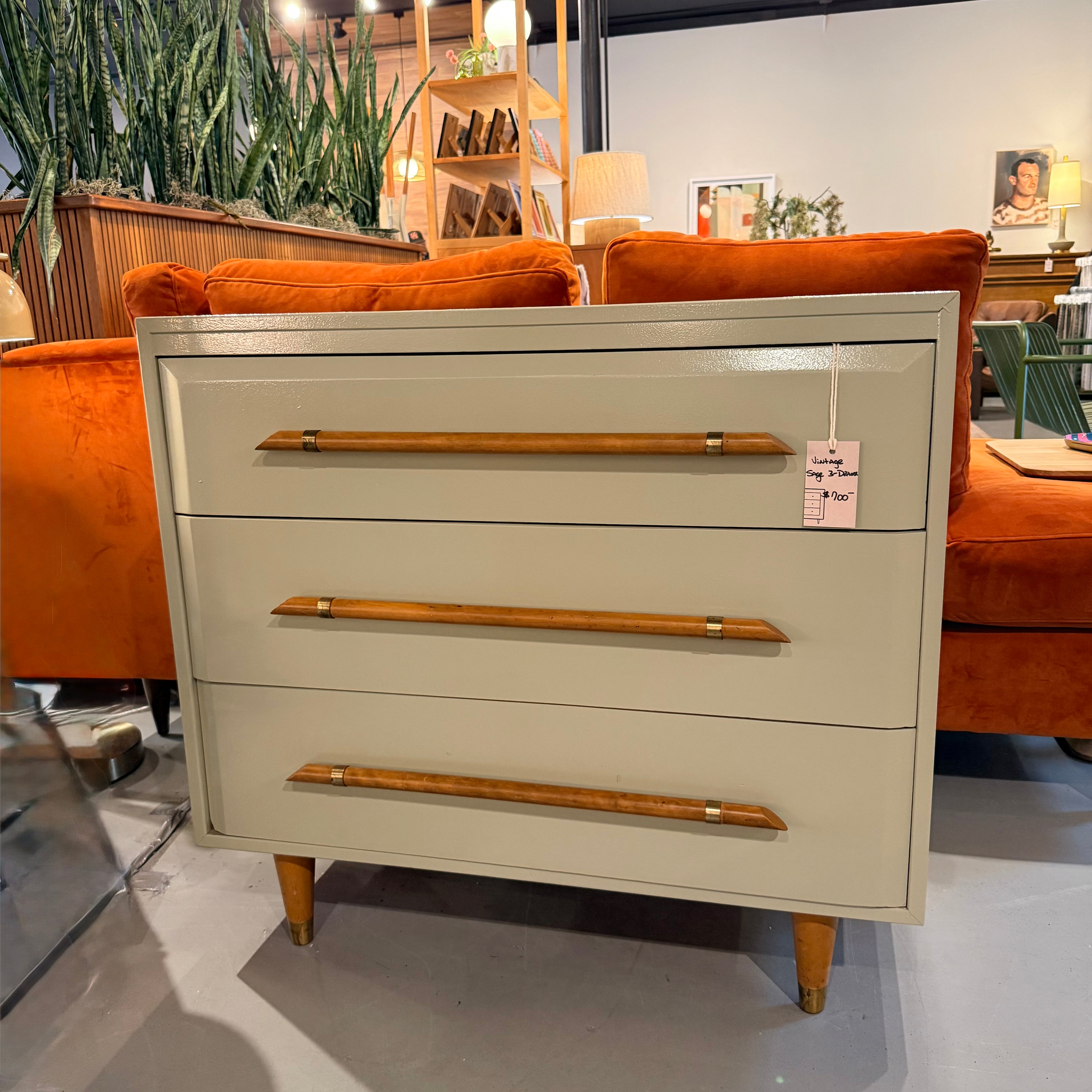 Vintage Sage 3-Drawer