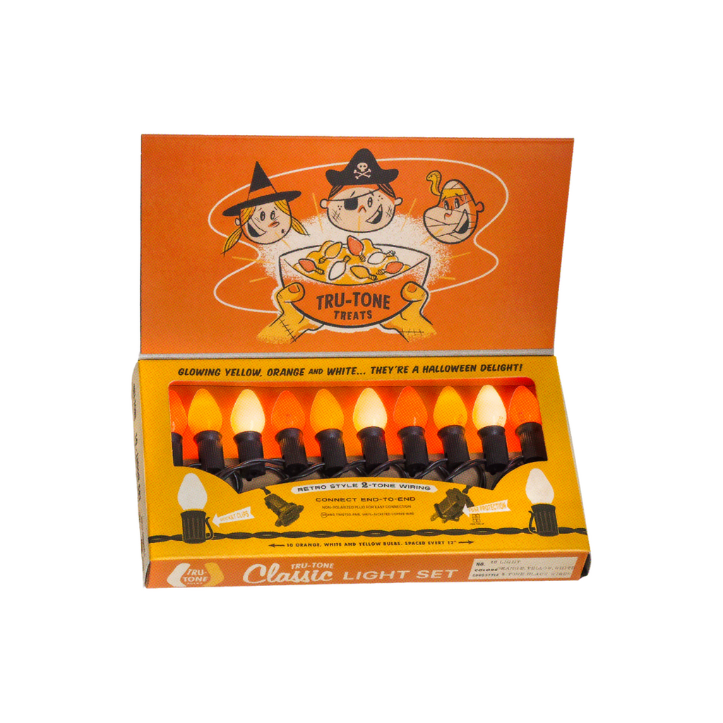 Tru-Tone Halloween Lights Candy Corn