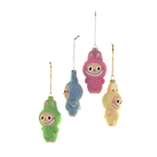 Fuzzy Monster Ornaments