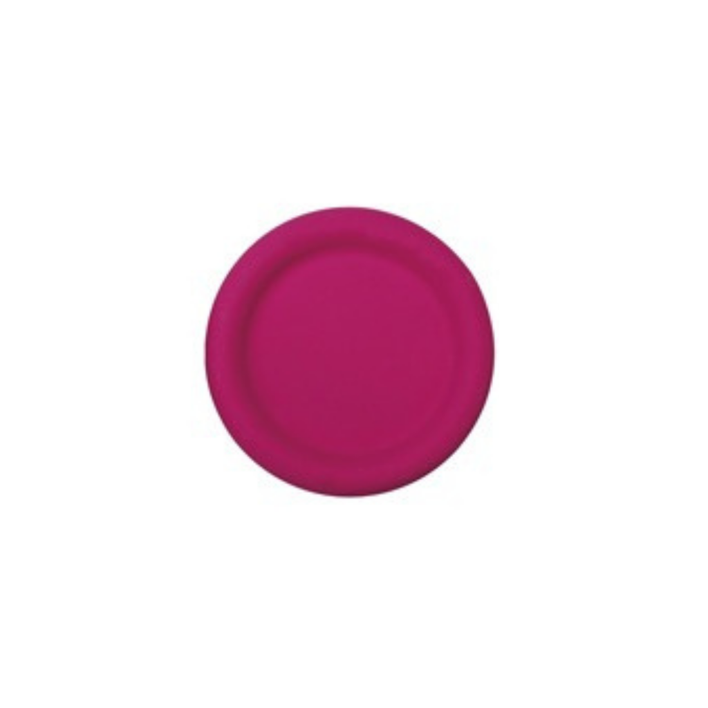 Multicolor Latex Coasters Fuchsia