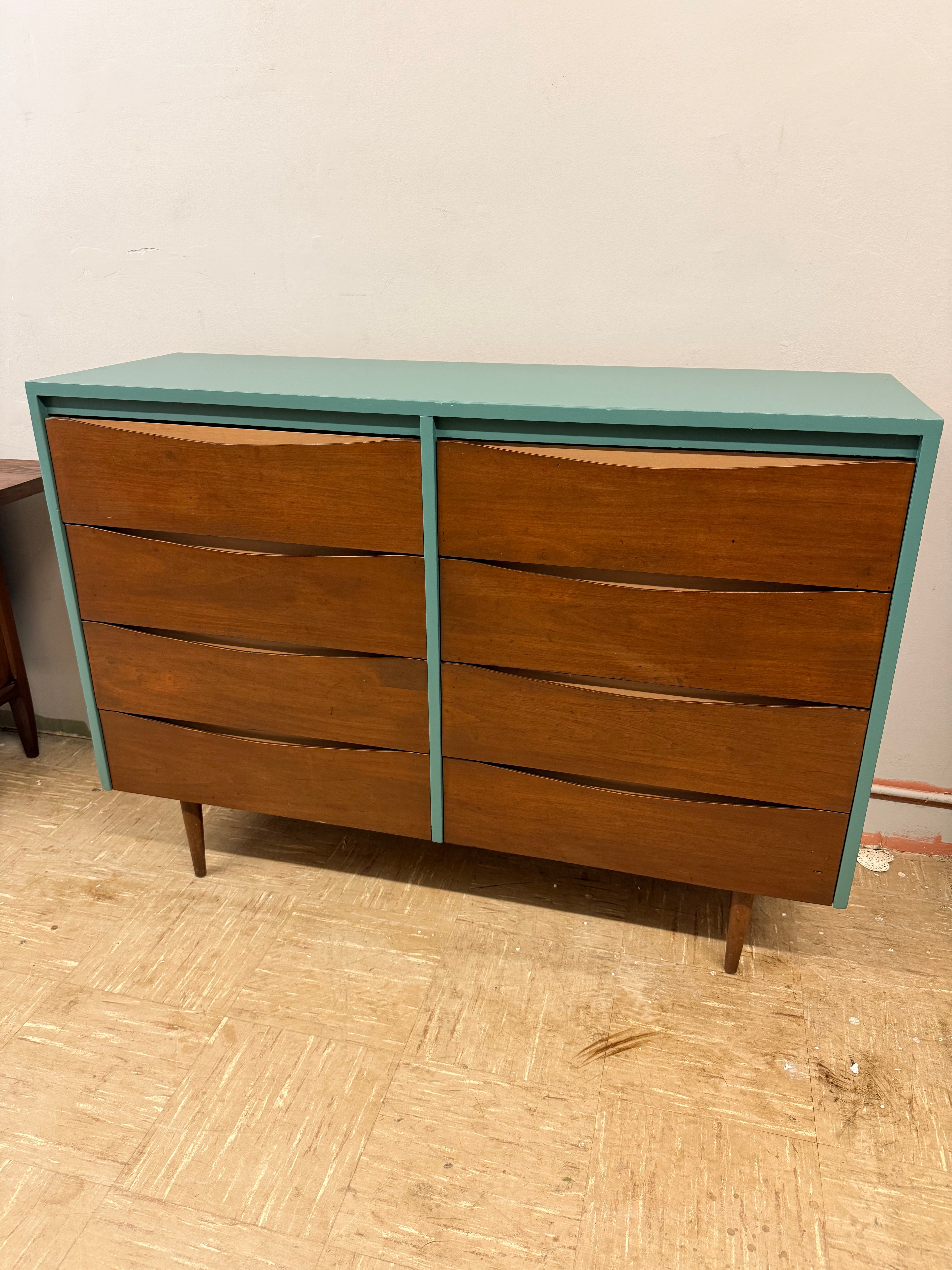 Vintage Painted 8-Drawer
