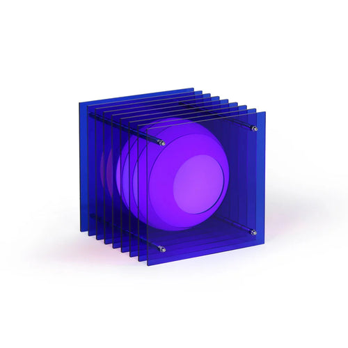 BằNG Lớp Square Acrylic Lamp Blue
