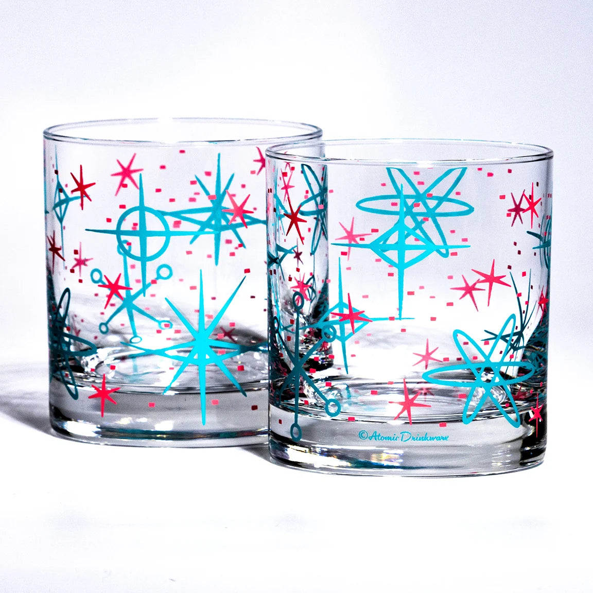 Atomic Meltdown Rocks Glasses - Set of 2