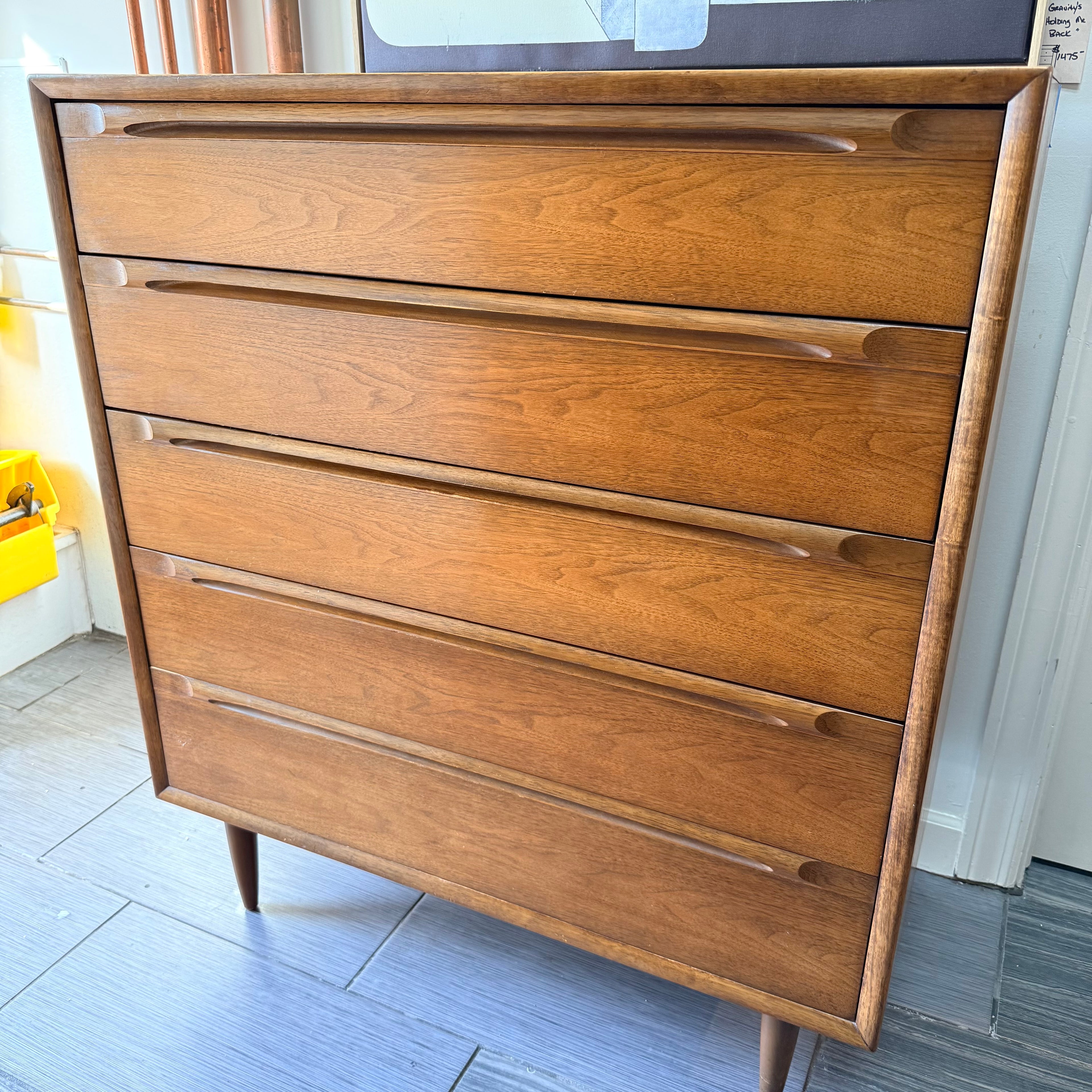 Vintage Walnut Highboy