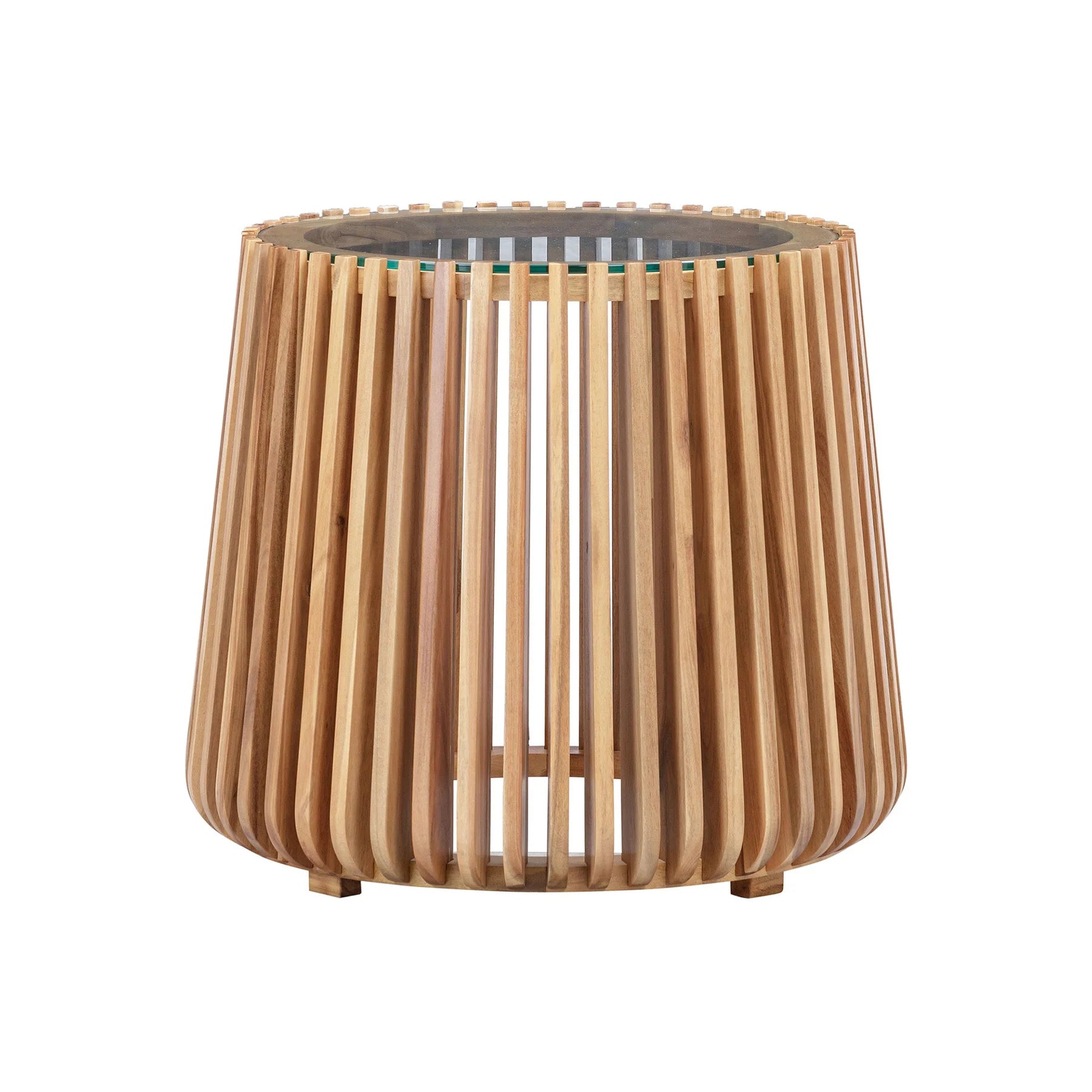 Slatted Side Table