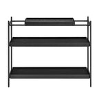Black Shelving Unit