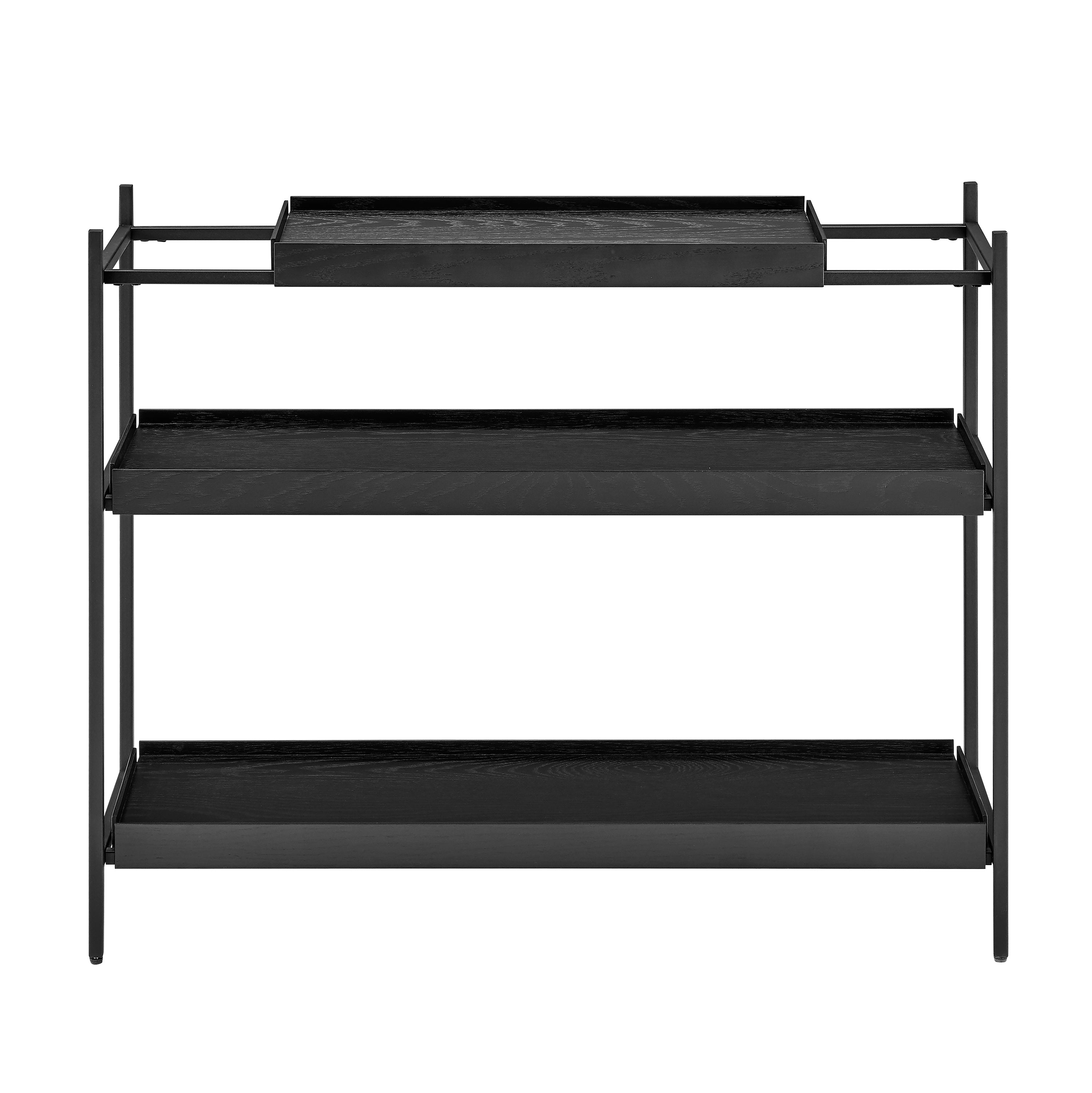 Black Shelving Unit