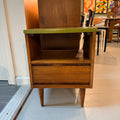 Vintage Bassett Avocado Top Nightstand