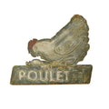 French Chicken Tin Sign