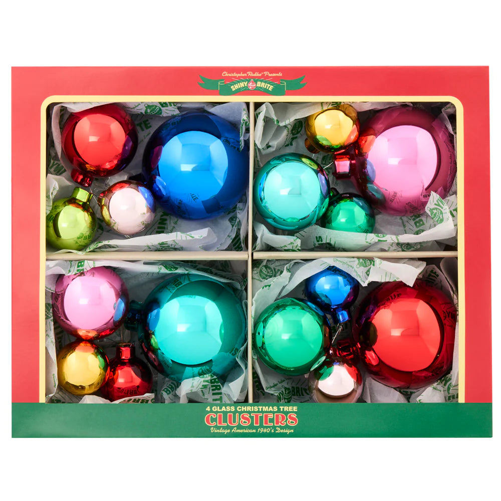 Shiny Brite Christmas Confetti Clusters