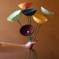 Paper Mache Cup Flower Stem