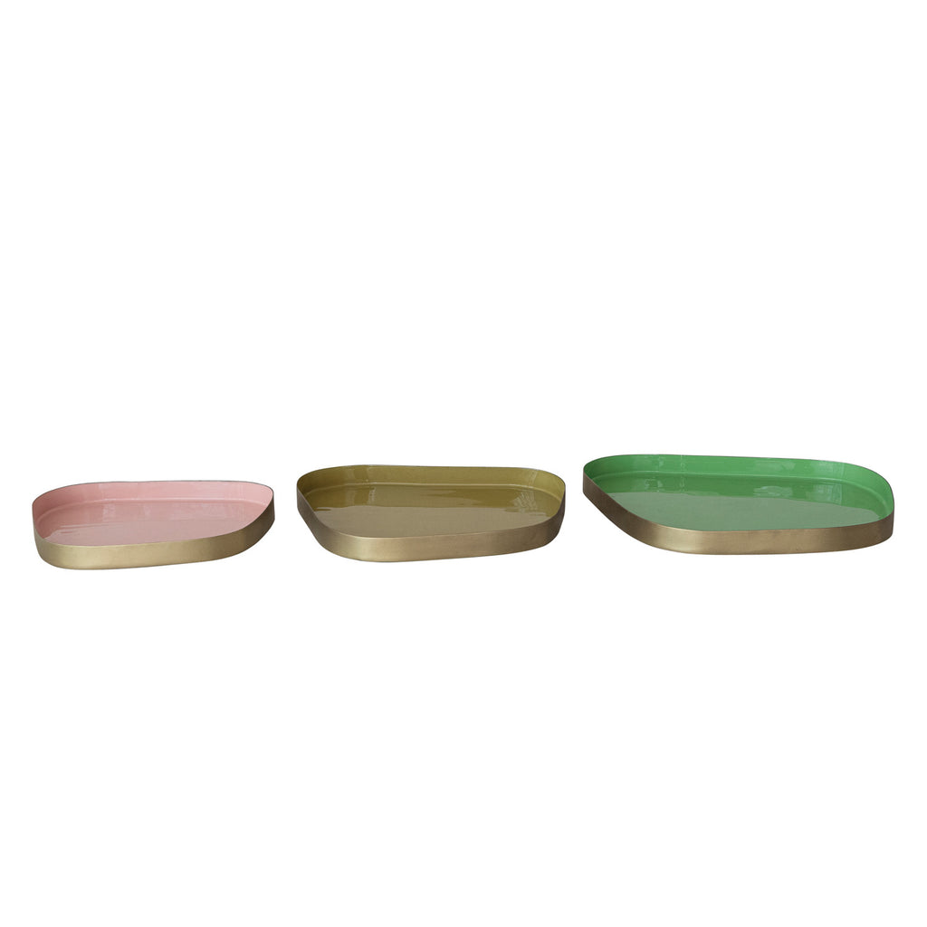 Organic Enamel Metal Trays