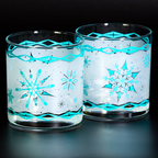 Frosty Flakes Rocks Glasses