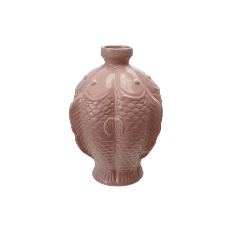 Pink Fish Vase