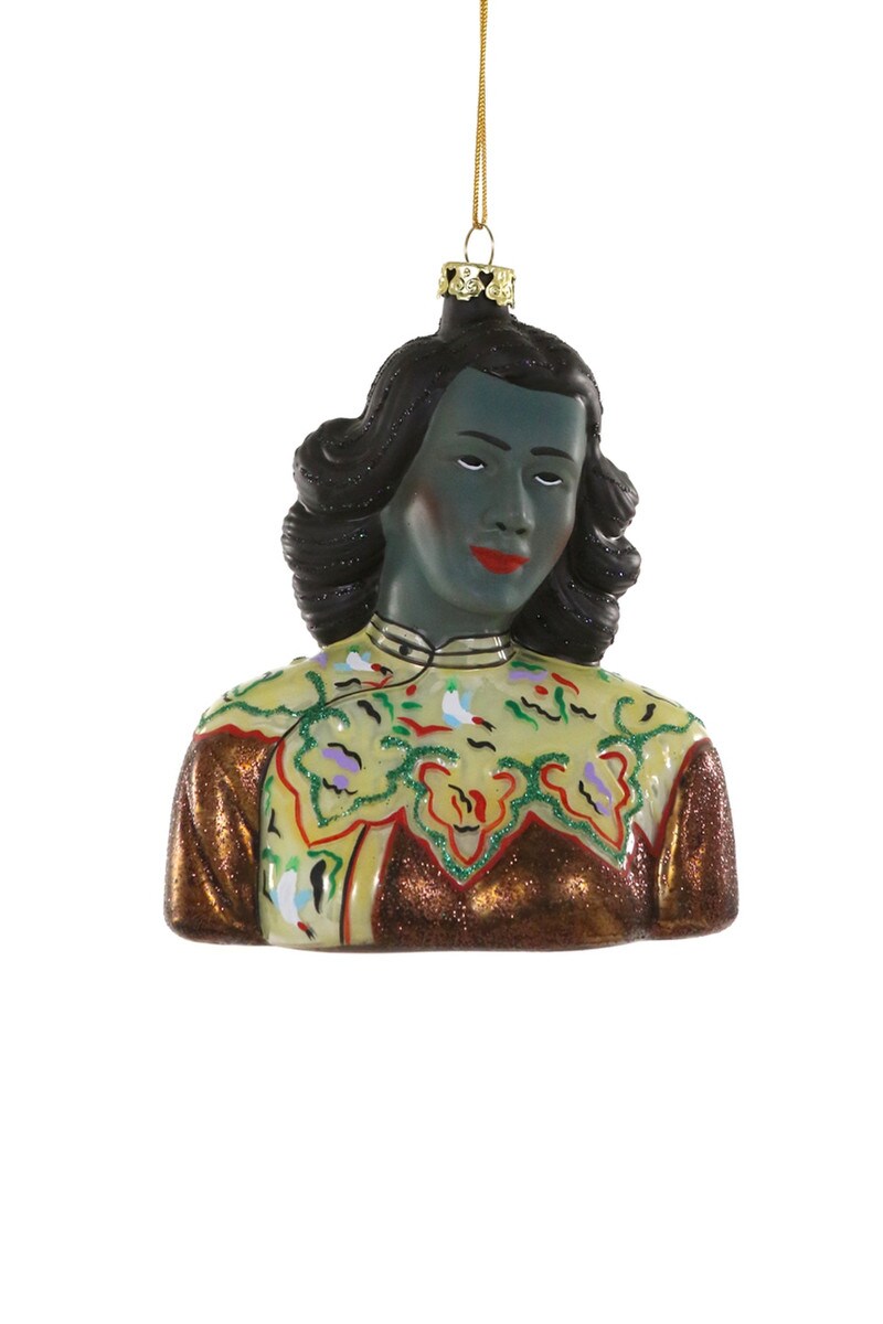 MCM Green Lady Ornament