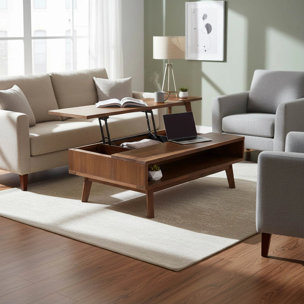 Gia Coffee Table Warm Pecan