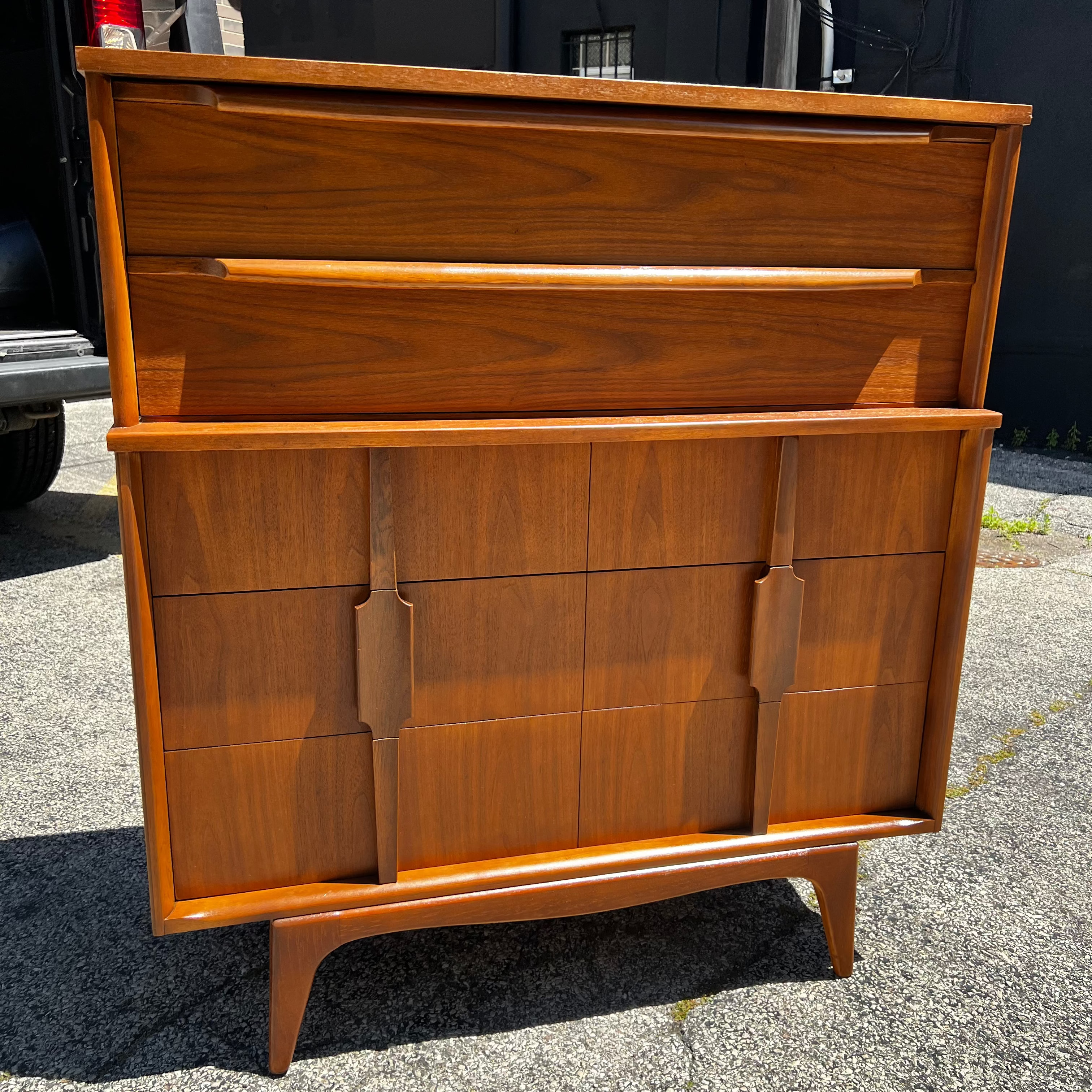 Vintage Walnut Highboy
