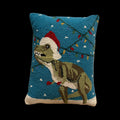 Dino Christmas Pillow