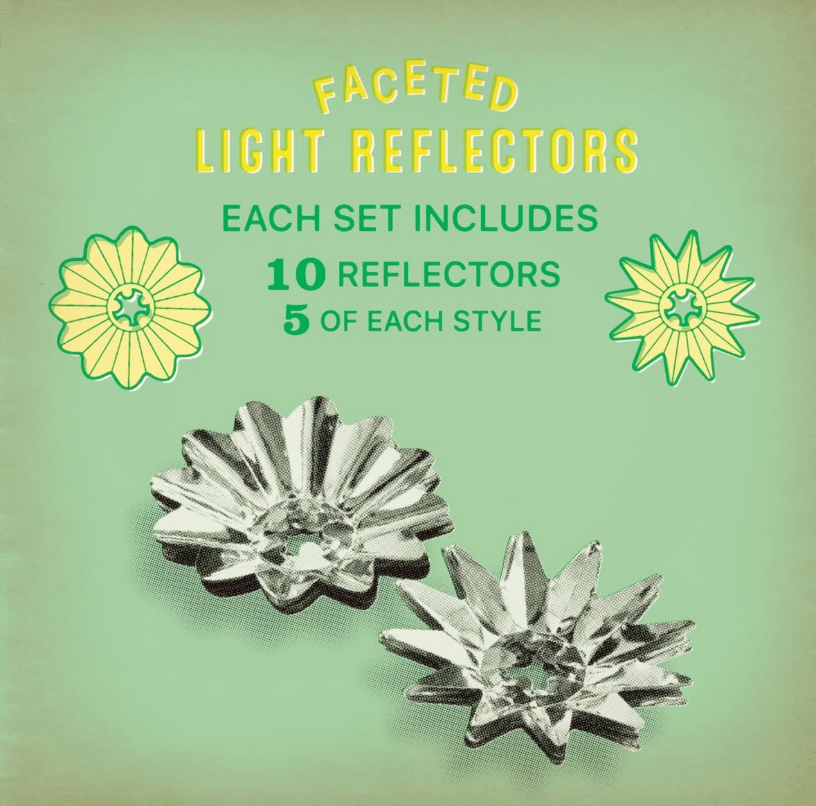 Tru-Tone Faceted Light Reflectors