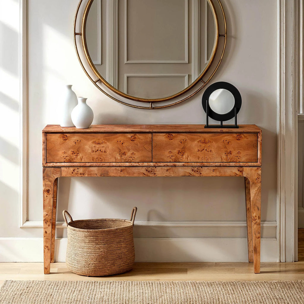 Mappa Burl Console Table