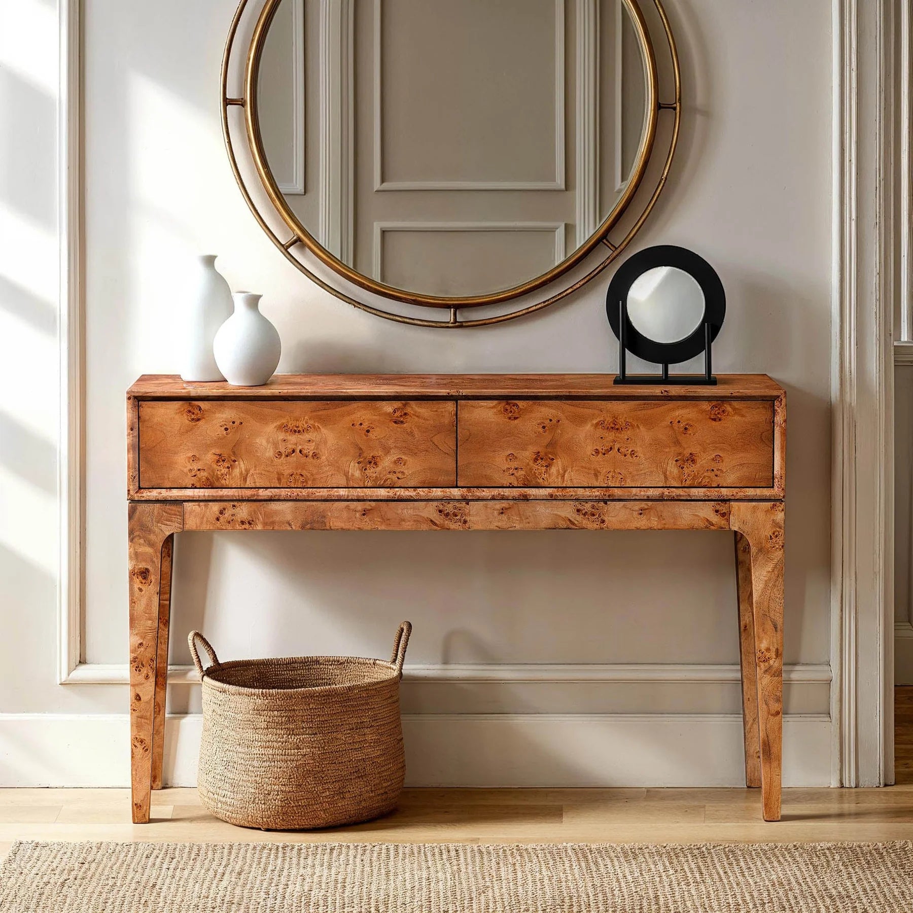 Mappa Burl Console Table