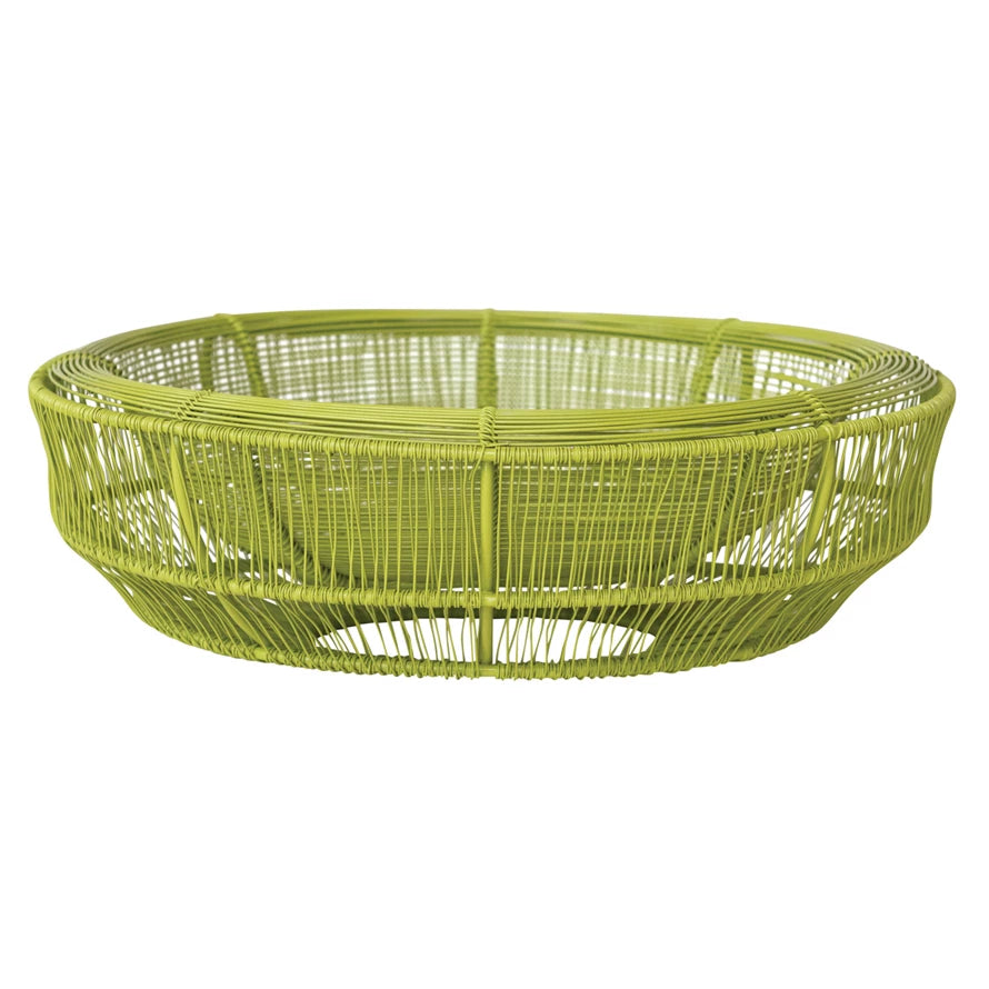 Wire Double-Wall Bowl Chartreuse