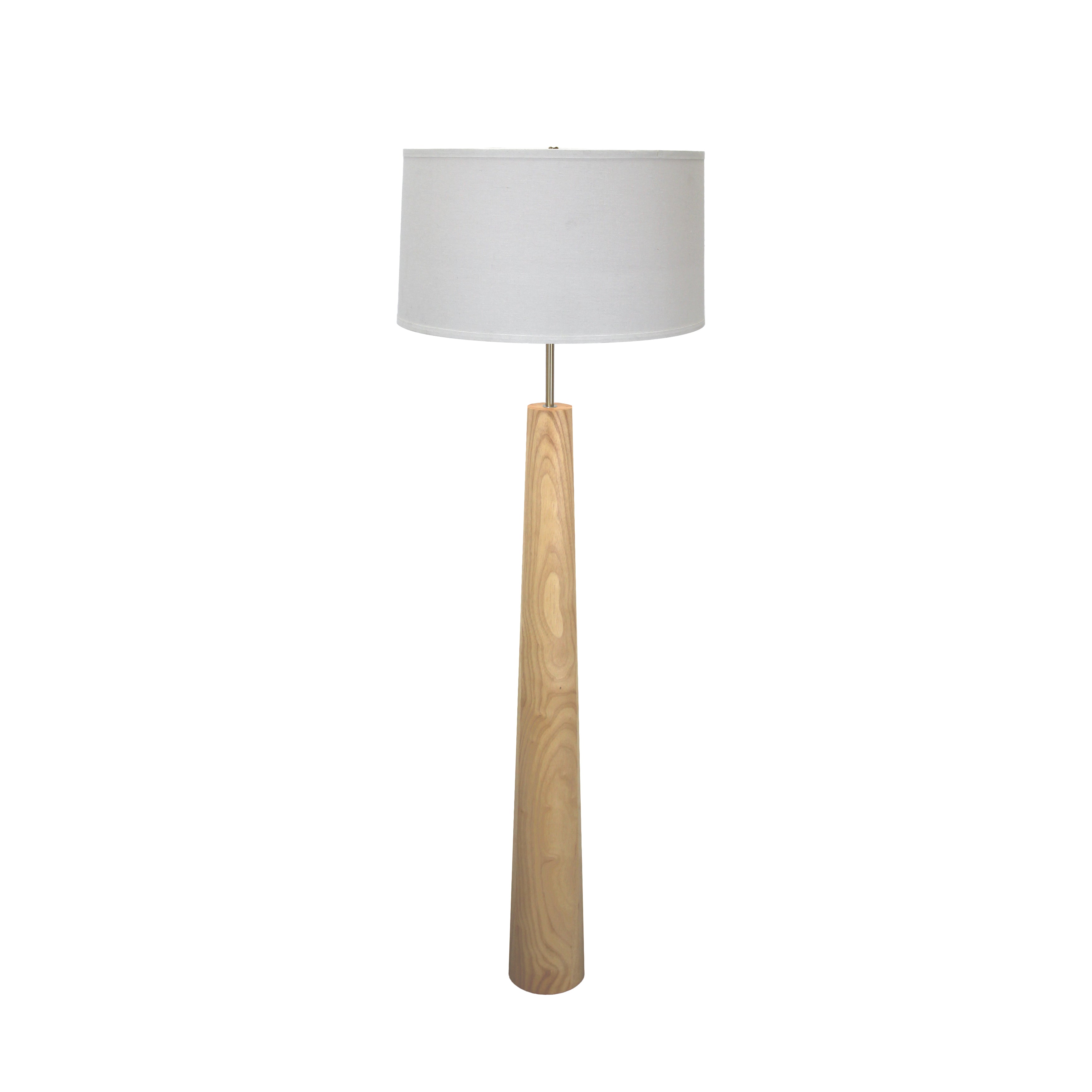 Natural Wood Floor Lamp