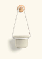 Wall Mount + Fat Lip Rope in Sandstone + Planter