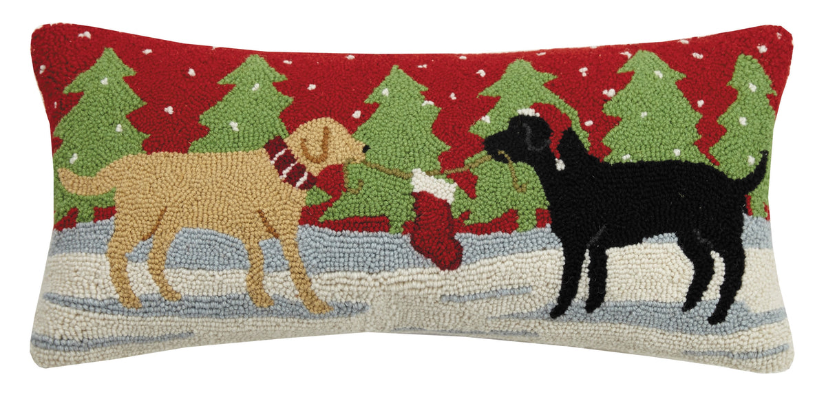 Playful Dogs Pillow
