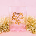 Santa's Favorite Ho Rocks Glass